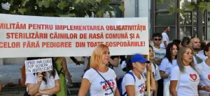 protest la cluj privind eutanasierea animalelor fără stăpân